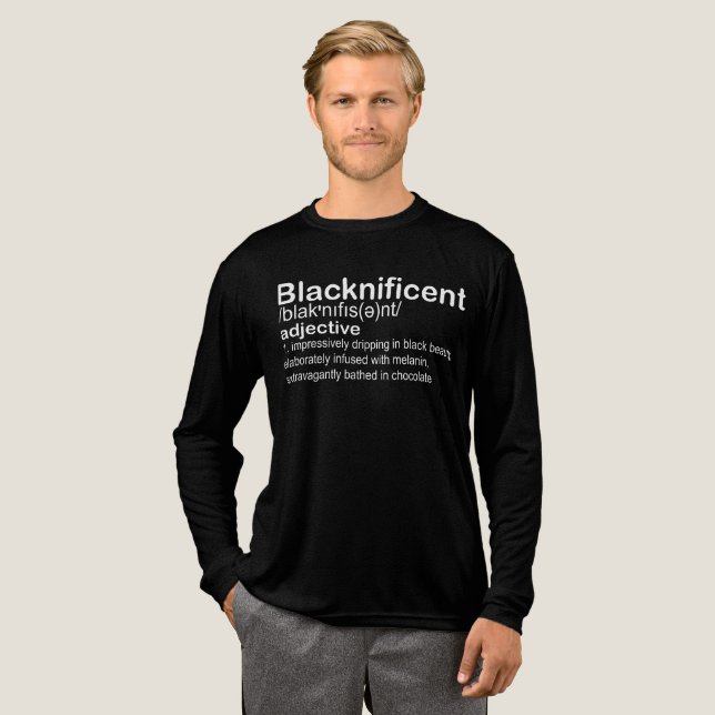 T-Shirt-Black History Month 100 Years Tri-Blend Shirt (Volle Vorderseite)