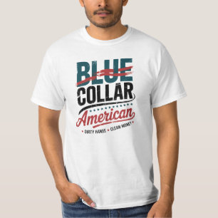 T-Shirt- Blue Collar Amerikanisch T-Shirt