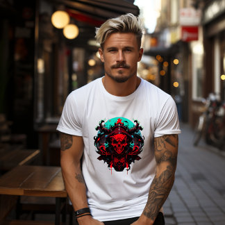 T-Shirt Blutiger Totenkopf, Crane, Gotik