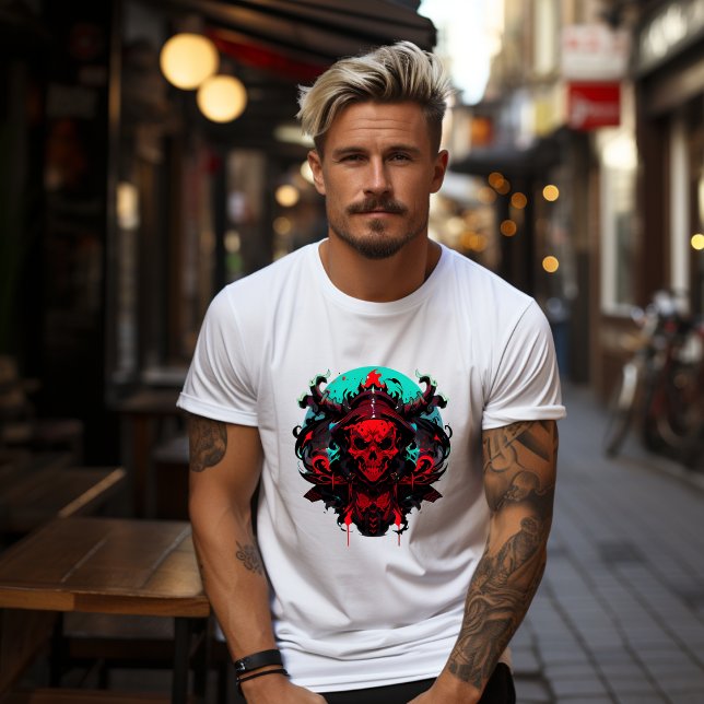 T-Shirt Blutiger Totenkopf, Crane, Gotik (Von Creator hochgeladen)