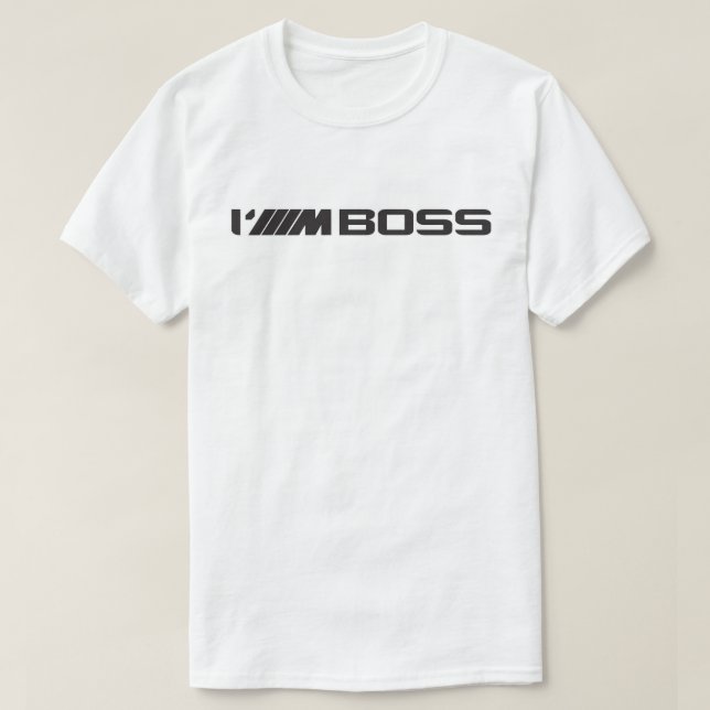 T-Shirt BMW ///M "I'//M BOSS" (Design vorne)