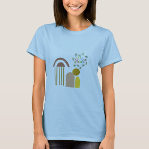 T - Shirt "Boho Art Vibes" - Frei inspiriertes Des