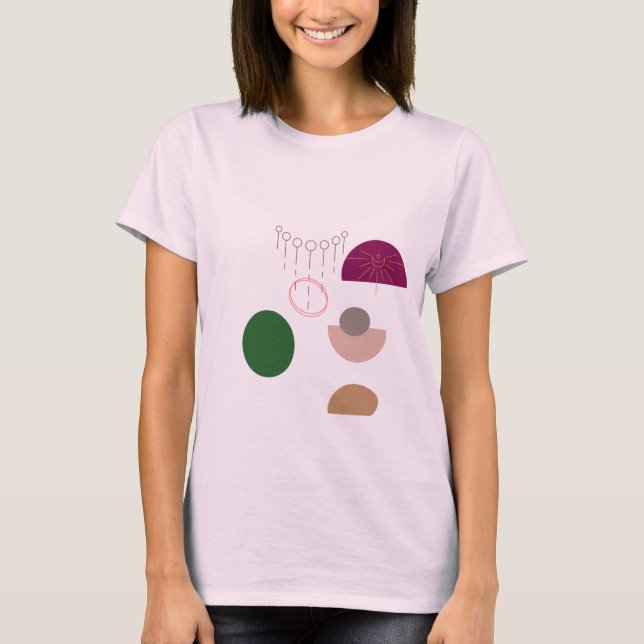 T - Shirt "Boho Muse" - Frei-Spirituosendesign (Vorderseite)