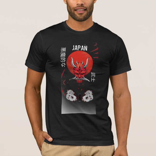 T-Shirt Böser Samurai  (Vorderseite)