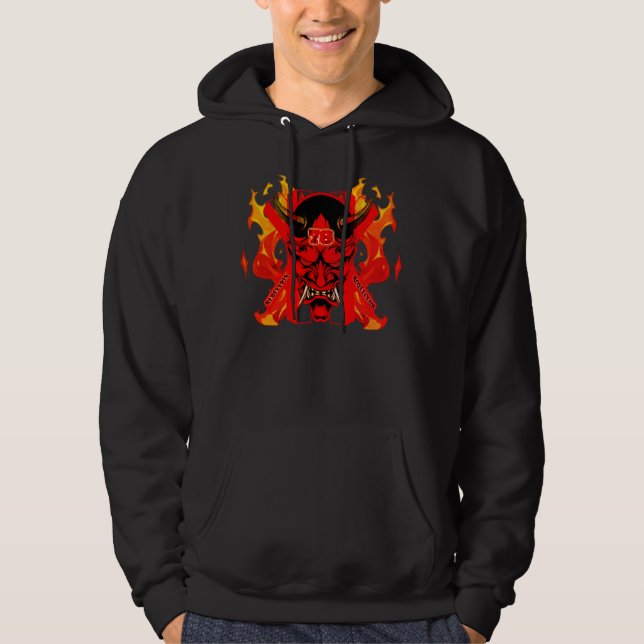 T-Shirt Böser Samurai  Hoodie (Vorderseite)