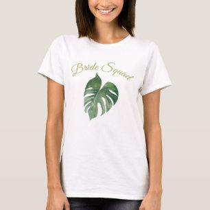 T-Shirt Botanical Bride Squad