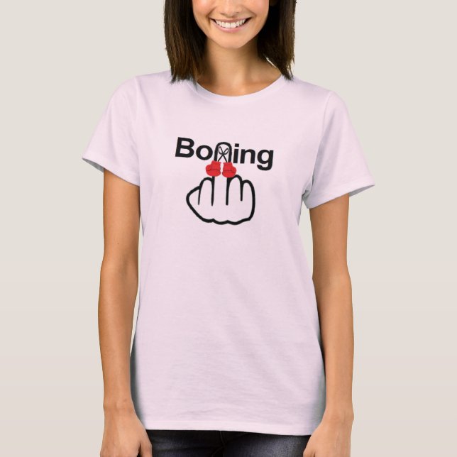 T - Shirt Boxing Gedreht (Vorderseite)