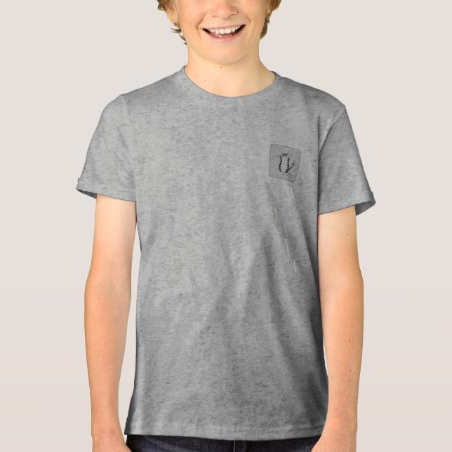 t Shirt BOYS KLEINES CAT-DESIGN (Vorderseite)