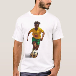 T-Shirt brasilianischer Fußballspieler Design Esp