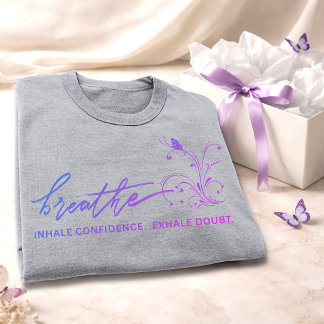 T-Shirt 'Breathe / Inhale Confidence' Tri-Blend Shirt