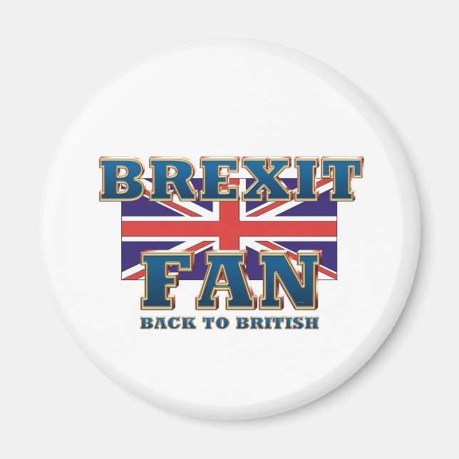 T-SHIRT Brexit Fan Magnet (Vorne)