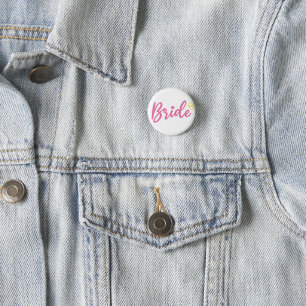 T - Shirt Bride to be Junggeselinnen-Abschied Button