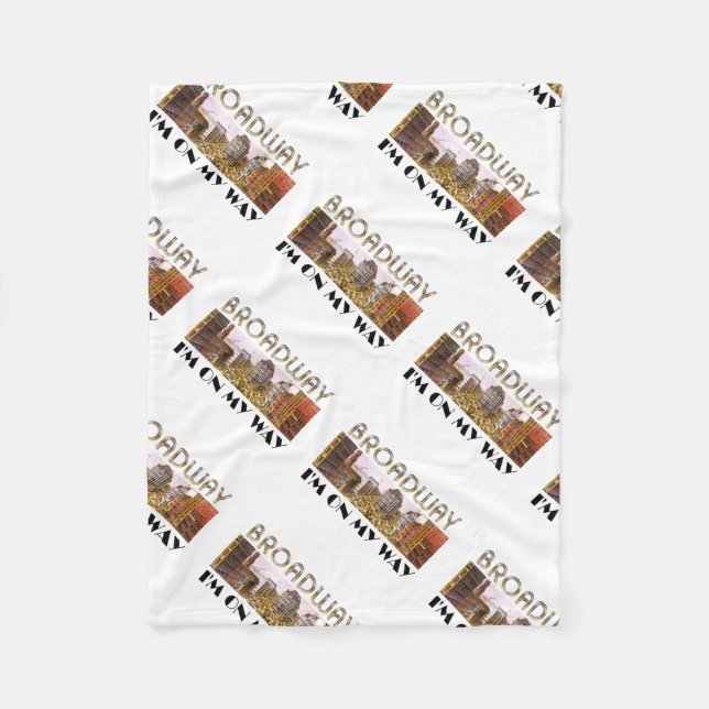 T-SHIRT Broadway-Stern Fleecedecke (Vorderseite)