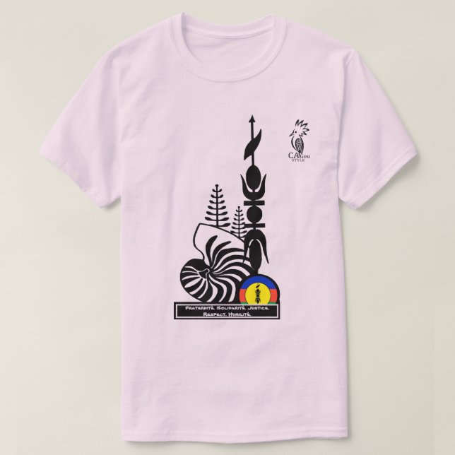 T-Shirt/Brüderlichkeit. Solidarität. Gerechtigkeit T-Shirt (Design vorne)