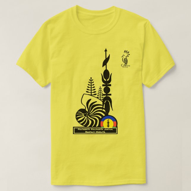 T-Shirt/Brüderlichkeit. Solidarität. Gerechtigkeit T-Shirt (Design vorne)