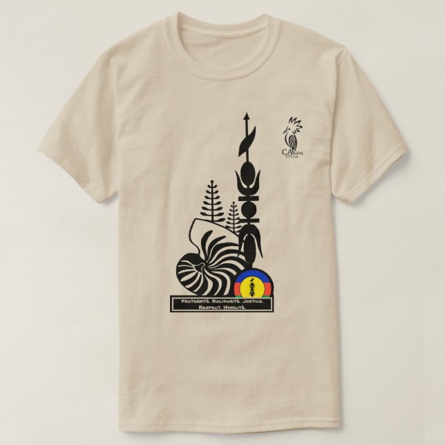 T-Shirt/Brüderlichkeit. Solidarität. Gerechtigkeit T-Shirt (Design vorne)