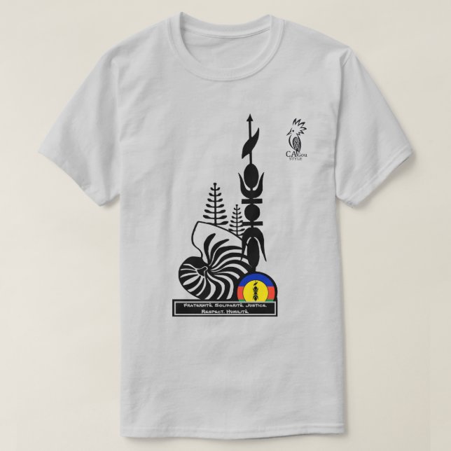 T-Shirt/Brüderlichkeit. Solidarität. Gerechtigkeit T-Shirt (Design vorne)