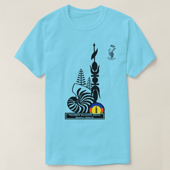 T-Shirt/Brüderlichkeit. Solidarität. Gerechtigkeit T-Shirt (Design vorne)