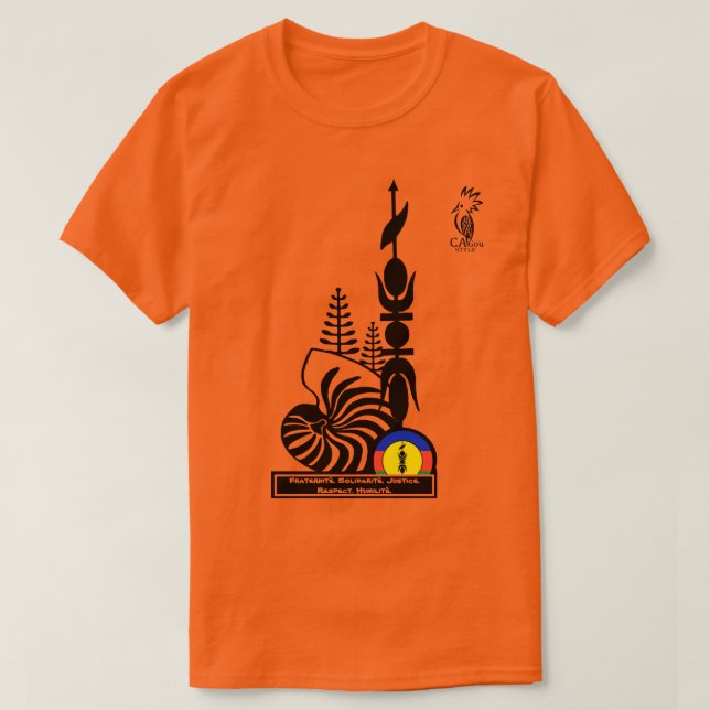 T-Shirt/Brüderlichkeit. Solidarität. Gerechtigkeit T-Shirt (Design vorne)