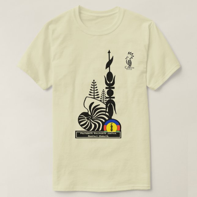 T-Shirt/Brüderlichkeit. Solidarität. Gerechtigkeit T-Shirt (Design vorne)