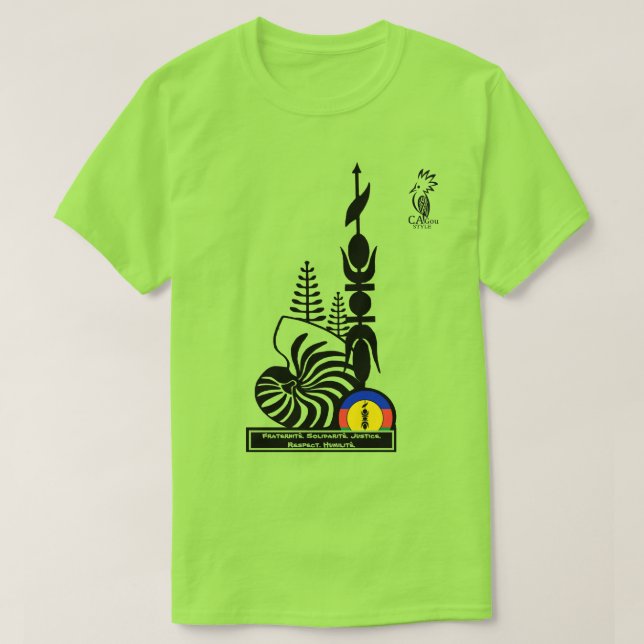 T-Shirt/Brüderlichkeit. Solidarität. Gerechtigkeit T-Shirt (Design vorne)