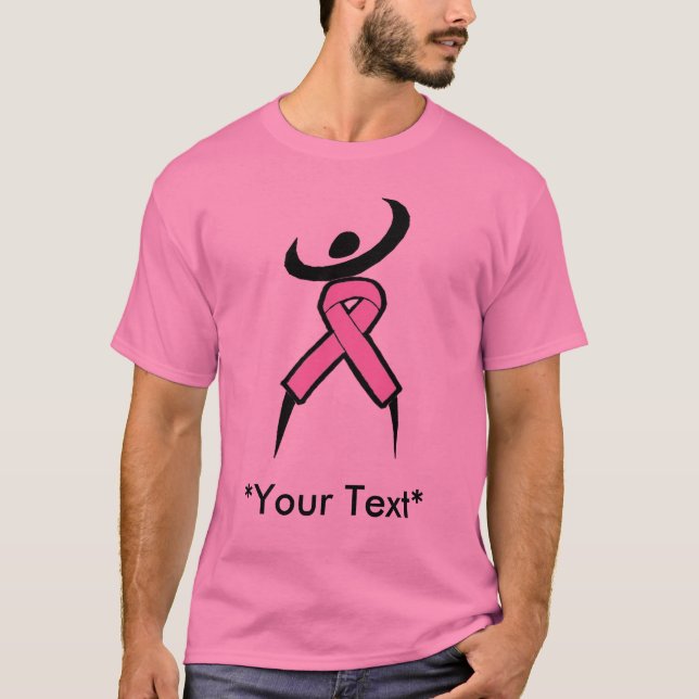 T - Shirt - Brustkrebs-Bewusstsein (Vorderseite)