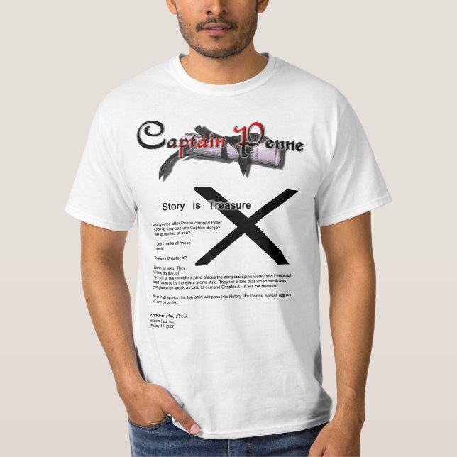 T-Shirt Buchkapitel X Kapitän-Penne (Vorderseite)