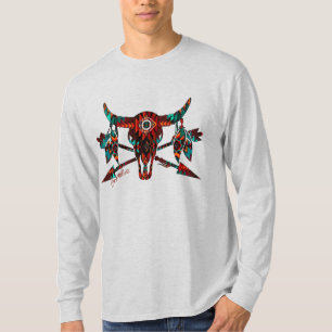 T - Shirt Buffalo Skull und Pfeil