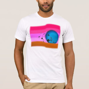 T-Shirt capoeira Kampfkunstregenbogen-Axt abada
