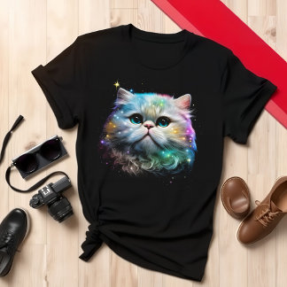 T-Shirt Cat Lovers Artistic Cat