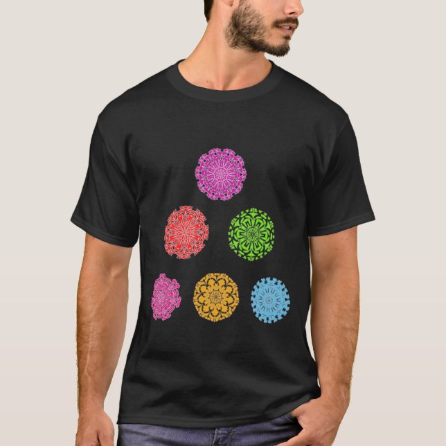 T-Shirt Chakra pyramide remastered (Vorderseite)