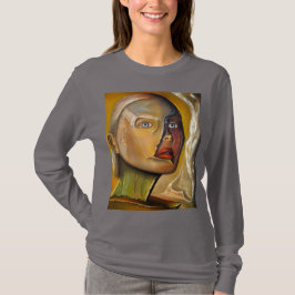 T-Shirt Chamäleon-Malerei