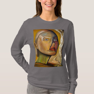 T-Shirt Chamäleon-Malerei