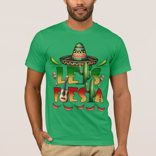 T-Shirt-Cinco De Mayo T-Shirt (Vorderseite)