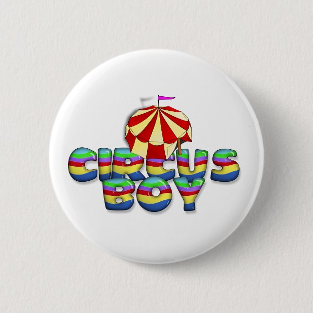 T-SHIRT Circus Boy Button (Vorderseite)