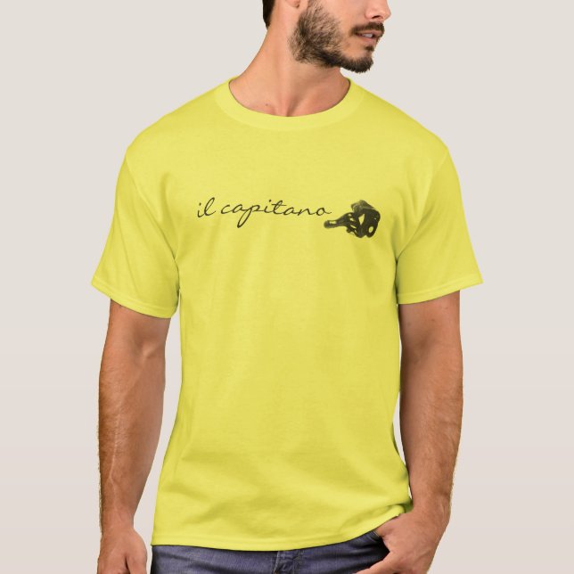 T - Shirt Commedia- dell'arteil Capitano (Vorderseite)