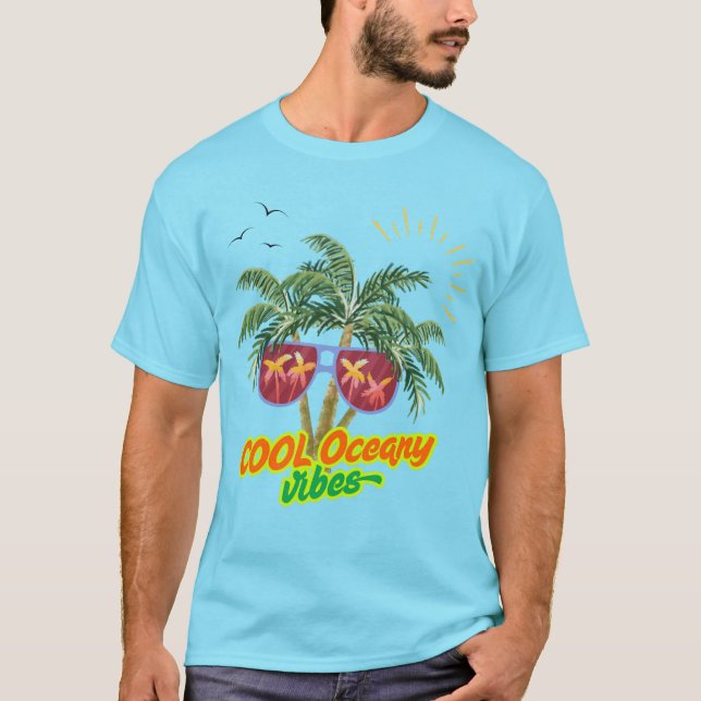 T - Shirt cool Oceany Vibes (Vorderseite)