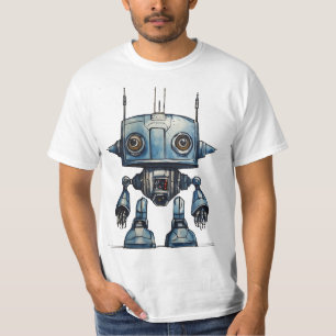 T - Shirt Cosmic Whimsy: Design von SCI-FI-Roboter