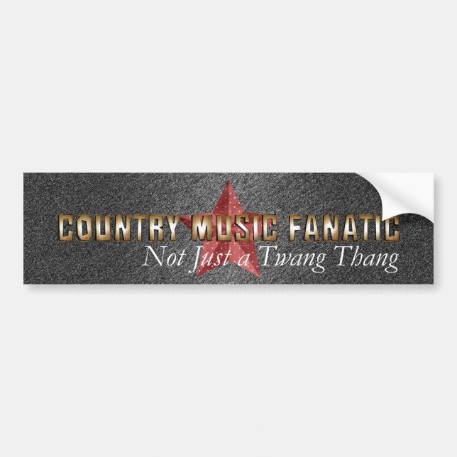 T-SHIRT Country Music Fantasie Autoaufkleber (Vorne)