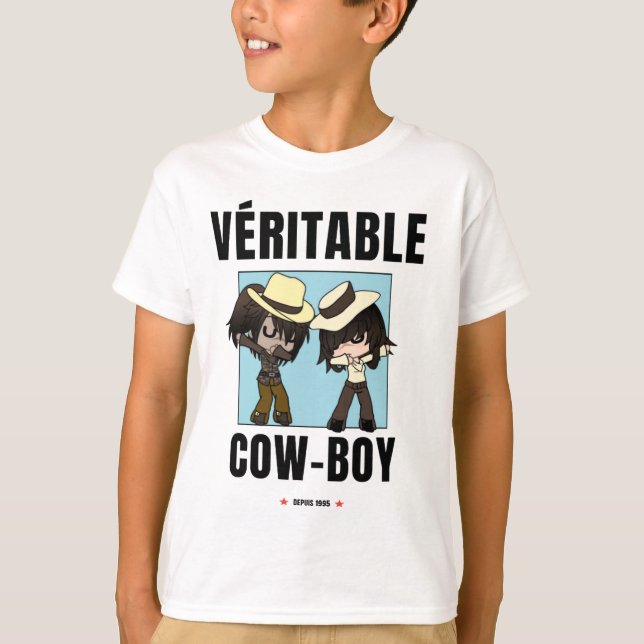 T-Shirt Cowboy Chibi Kind. (Vorderseite)