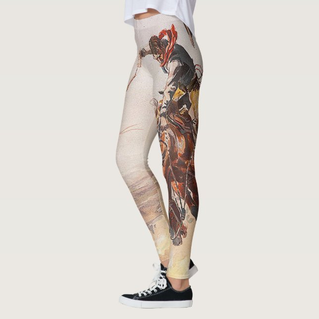 T-SHIRT Cowboy-Leben Leggings (Links)