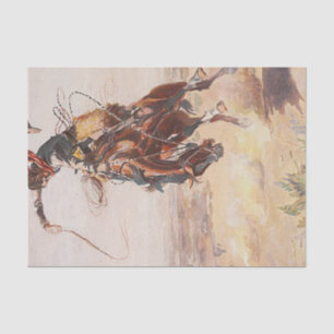 T-SHIRT Cowboy-Leben Seidenpapier