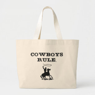 T-SHIRT Cowboys-Regel Jumbo Stoffbeutel