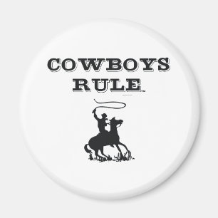T-SHIRT Cowboys-Regel Magnet