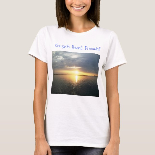 T - Shirt Cowgirls Beach Dreemin!! (Vorderseite)