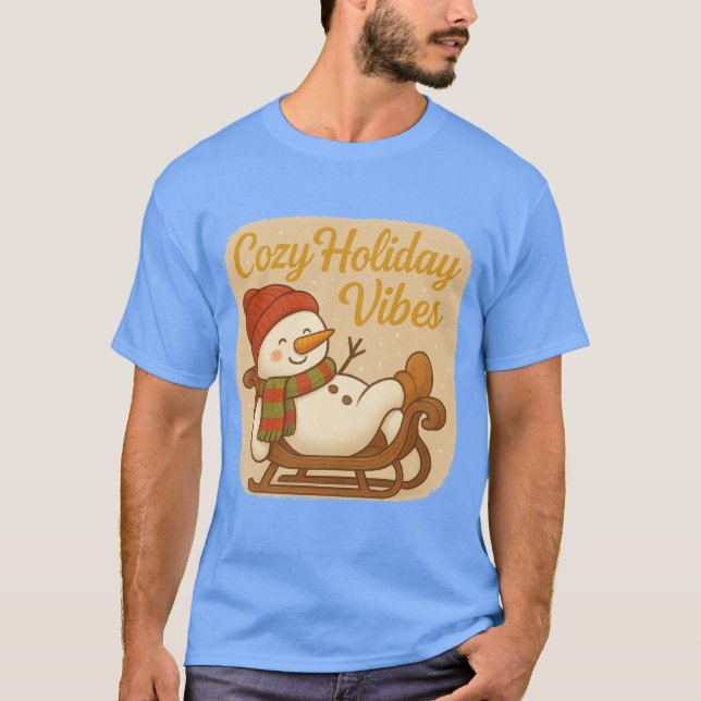T-Shirt Cozy Holiday Vibes (Vorderseite)