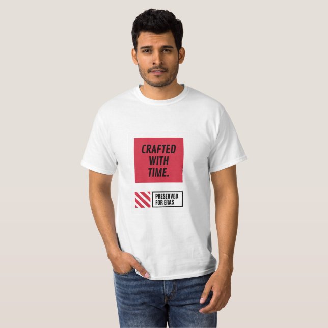 T-Shirt 'Crafted With Time' (Vorne ganz)