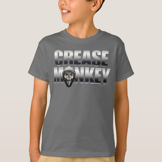 T - Shirt Crease Monkey (Hockey Goalie) (Vorderseite)