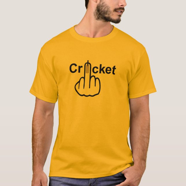 T - Shirt Cricket Gedreht (Vorderseite)