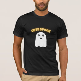 T-Shirt Cute Spook | Minimalist Kawaii Ghost Hallo
